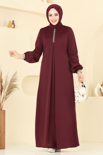 A.S.M. - الفستان خمري ASM2824-MS - 385550