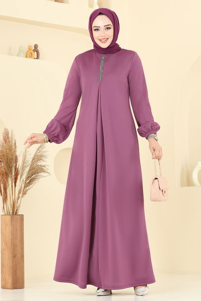 A.S.M. - Dress ASM2824-MS Dark Rose Dusky - 385567