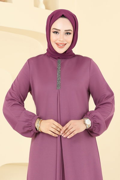 A.S.M. - Dress ASM2824-MS Dark Rose Dusky - 385569