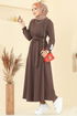 Dress PL2828-MS Brown - Thumbnail