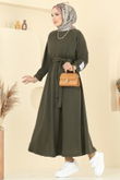 P.L. - Dress PL2828-MS Khaki