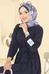 Dress PL2828-MS Navy Blue - Thumbnail