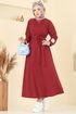 الفستان احمر PL2828-MS - Thumbnail