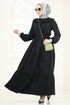 Dress PL4006-MS Black - Thumbnail