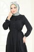 Dress PL4006-MS Black - Thumbnail