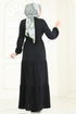 Dress PL4006-MS Black - Thumbnail