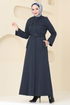 Dress PL9080-MS Navy Blue - Thumbnail