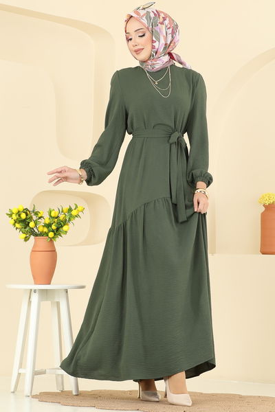 P.L. - Dress PL9173-MS Khaki - 410126