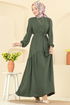 Dress PL9173-MS Khaki - Thumbnail