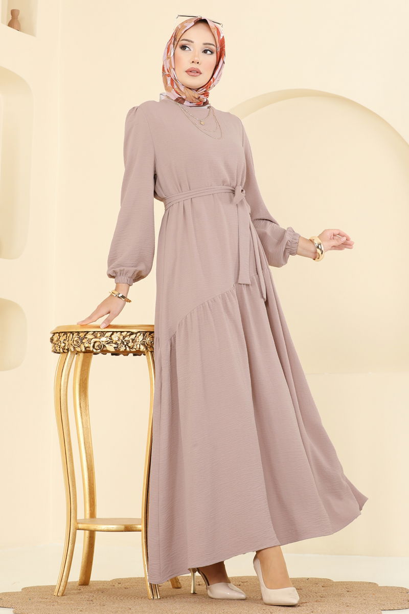 الفستان بيج PL9173-MS
