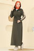 Dress PL9177-MS Khaki - Thumbnail