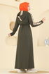 الفستان اخضر عفني PL9177-MS - Thumbnail