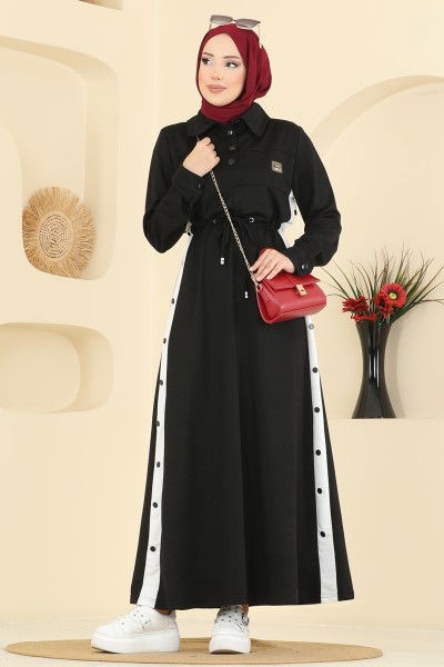 P.L. - Dress PL9178-MS Black