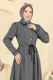 P.L. - Dress PL9183-MS Anthracite