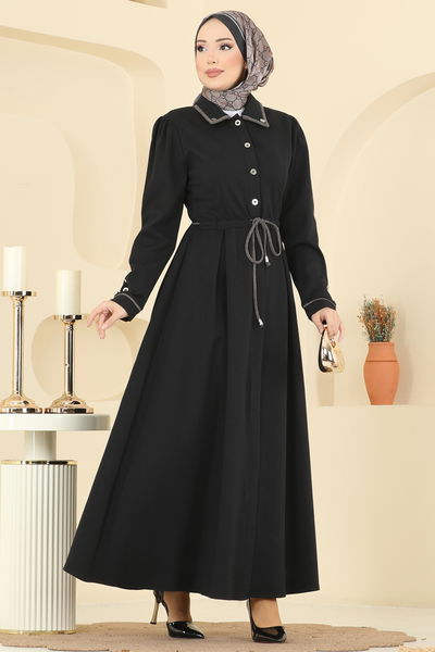 P.L. - Dress PL9183-MS Black - 416016