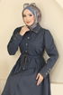 Dress PL9183-MS Navy Blue - Thumbnail