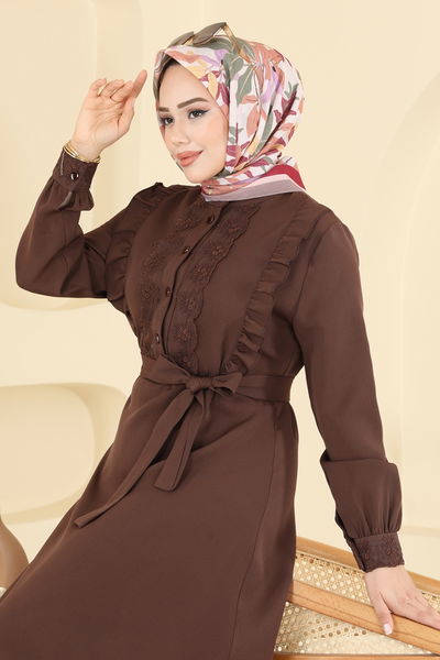 P.L. - Dress PL9184-MS Brown - 416465