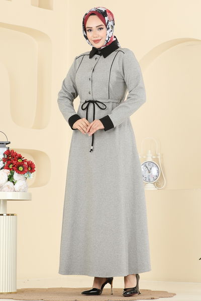 P.L. - Dress PL9188-MS Gray - 417077