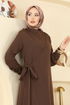 Dress PL9190-MS Brown - Thumbnail