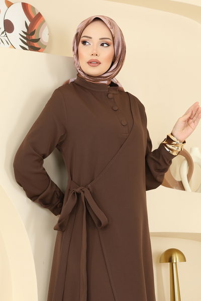 P.L. - الفستان بني PL9190-MS - 417720