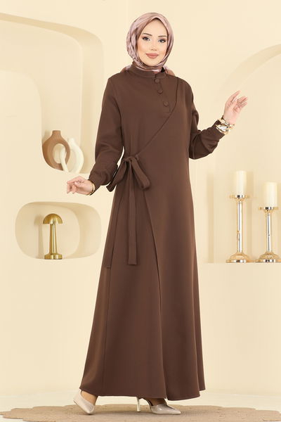 P.L. - الفستان بني PL9190-MS - 417721