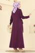 Dress PL9190-MS Damson - Thumbnail