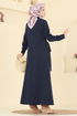 Dress PL9190-MS Navy Blue - Thumbnail