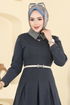 Dress PL9195-MS Navy Blue - Thumbnail