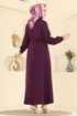 Dress PL9199-MS Damson - Thumbnail