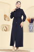 Dress PL9199-MS Navy Blue - Thumbnail