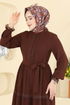 Dress PL9200-MS Brown - Thumbnail