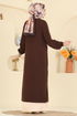 الفستان بني PL9208-MS - Thumbnail