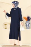 P.L. - Dress PL9208-MS Navy Blue