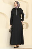 P.L. - Dress PL9216-MS Black