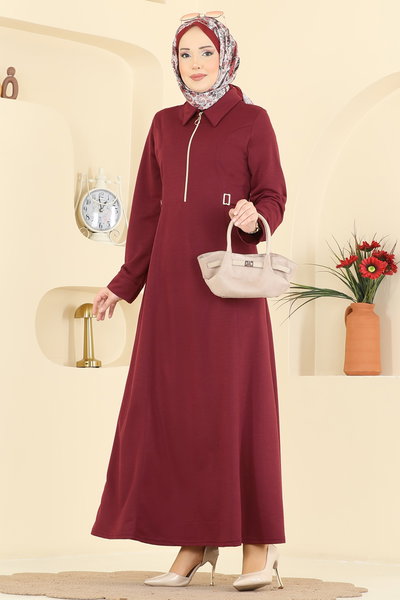 P.L. - Dress PL9216-MS Burgundy - 428672