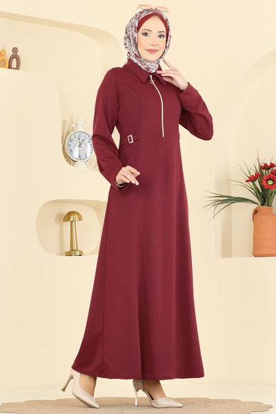 P.L. - Dress PL9216-MS Burgundy - 428673
