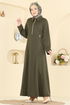 Dress PL9216-MS Khaki - Thumbnail