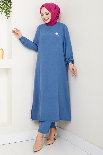 MRV P.L. - Embroidery Detailed Aerobin Team 9143PL940-M Indigo