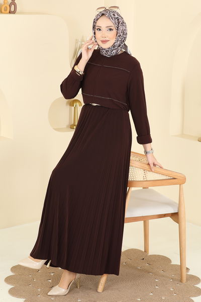 U.Z. - Eteği Piliseli Sandy Takım 3483UZ662-MS Kahve - 421608