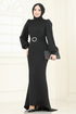 Evening Dress 0402ALG474-MS Black - Thumbnail