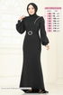 Evening Dress 0402ALG474-MS Black - Thumbnail