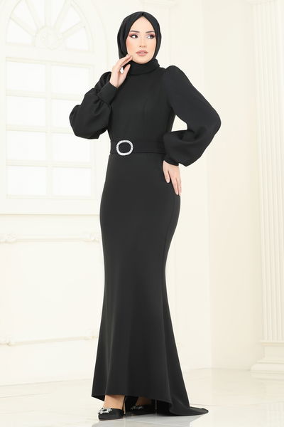 A.L.G. - فستان سهرة أسود 0402ALG474-MS - 370872