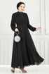 Evening Dress 0404ALG474-MS Black - Thumbnail