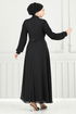 Evening Dress 0404ALG474-MS Black - Thumbnail
