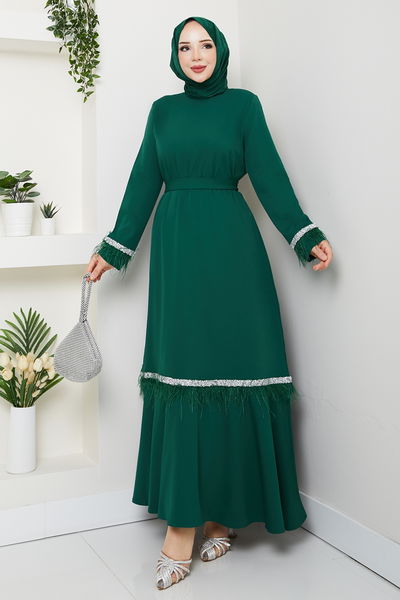 M.P. - Evening Dress 1353MP806-MS Emerald - 387791