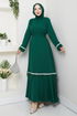 Evening Dress 1353MP806-MS Emerald - Thumbnail