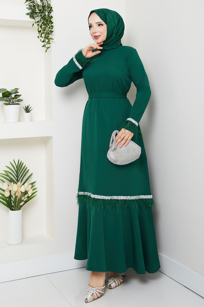 Evening Dress 1353MP806-MS Emerald