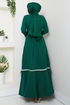 Evening Dress 1353MP806-MS Emerald - Thumbnail