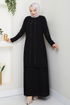 فستان سهرة أسود 2009OZT1013-MS - Thumbnail