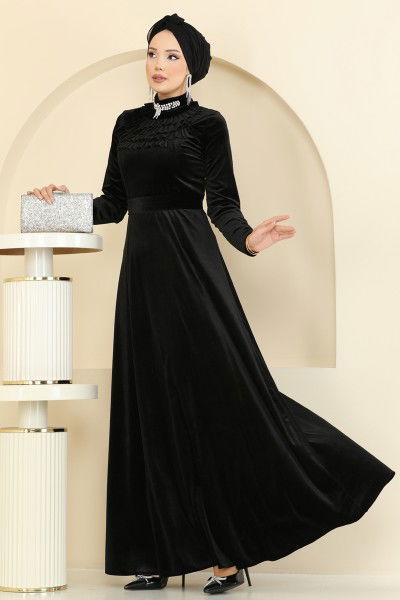 M.E.Y. - Evening Dress 2048MEY846-MS Black